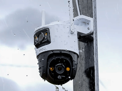 Camara IP PT Wifi Dual de 6 Megapixeles Lente Fijo de 3 Mpx y Lente PT de 3 Mpx 30 Mts de Iluminación Nocturna Microfono y Altavoz Integrados - SILYMX