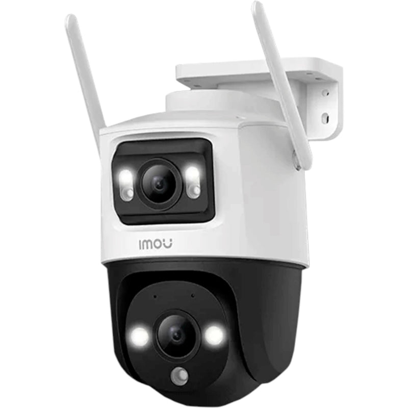 Cámara IP PT Wifi Dual de 8MP con lente fijo y PT de 3MP visión nocturna de 30m micrófono y altavoz integrados audio bidireccional y inteligencia artificial IPC-S7XN-8M0WED