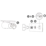 Kit De Cámara Wifi Cell 3c De 3mp Con Batería Panel Solar - SILYMX