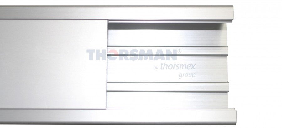 Canaleta de aluminio 100 x 51 mm tramo de 3m INKA-151 - SILYMX