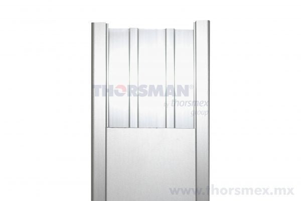 Canaleta de aluminio 100 x 51 mm tramo de 3m INKA-151 - SILYMX