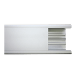 Canaleta de aluminio, 99 x 72 mm, tramo de 3m. (8101-80300)