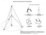 Mástil Telescópico de 9 m (Requiere accesorios de Instalación) SLM-9 - SILYMX