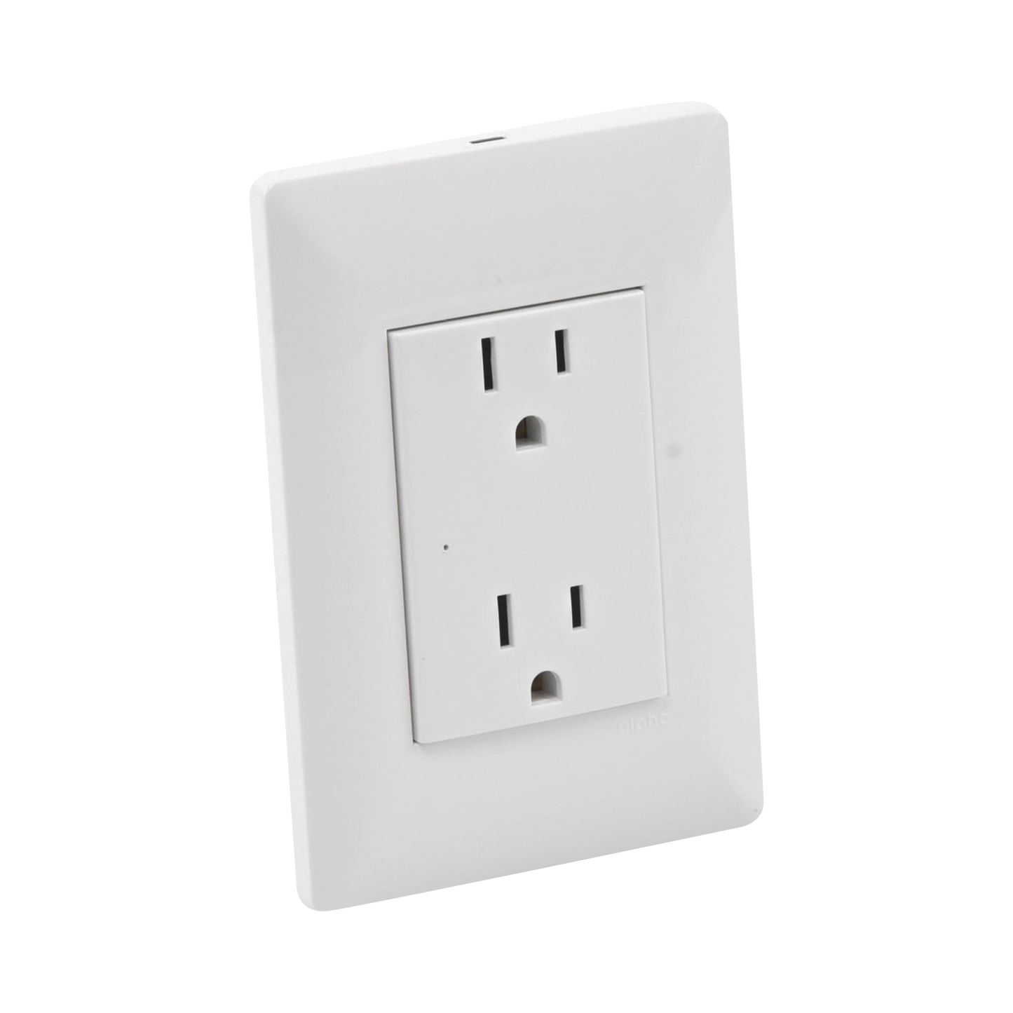 Contacto Inteligente De Pared Doble 120/220V 15A Con Supresor De Picos Tipo A INTELI-GROUND - SILYMX