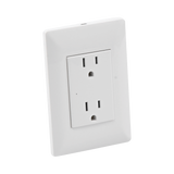 Contacto Inteligente De Pared Doble 120/220V 15A Con Supresor De Picos Tipo A INTELI-GROUND - SILYMX