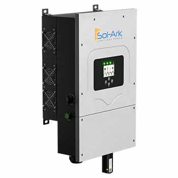 Inversor Híbrido Sol-Ark de 8 kW de Potencia ON GRID y OFF GRID, 2 MPPT,  Salida de Backup  Split Phase 120/240V, Admite conexión en paralelo de 2 y 3 fases hasta 9 equipos.