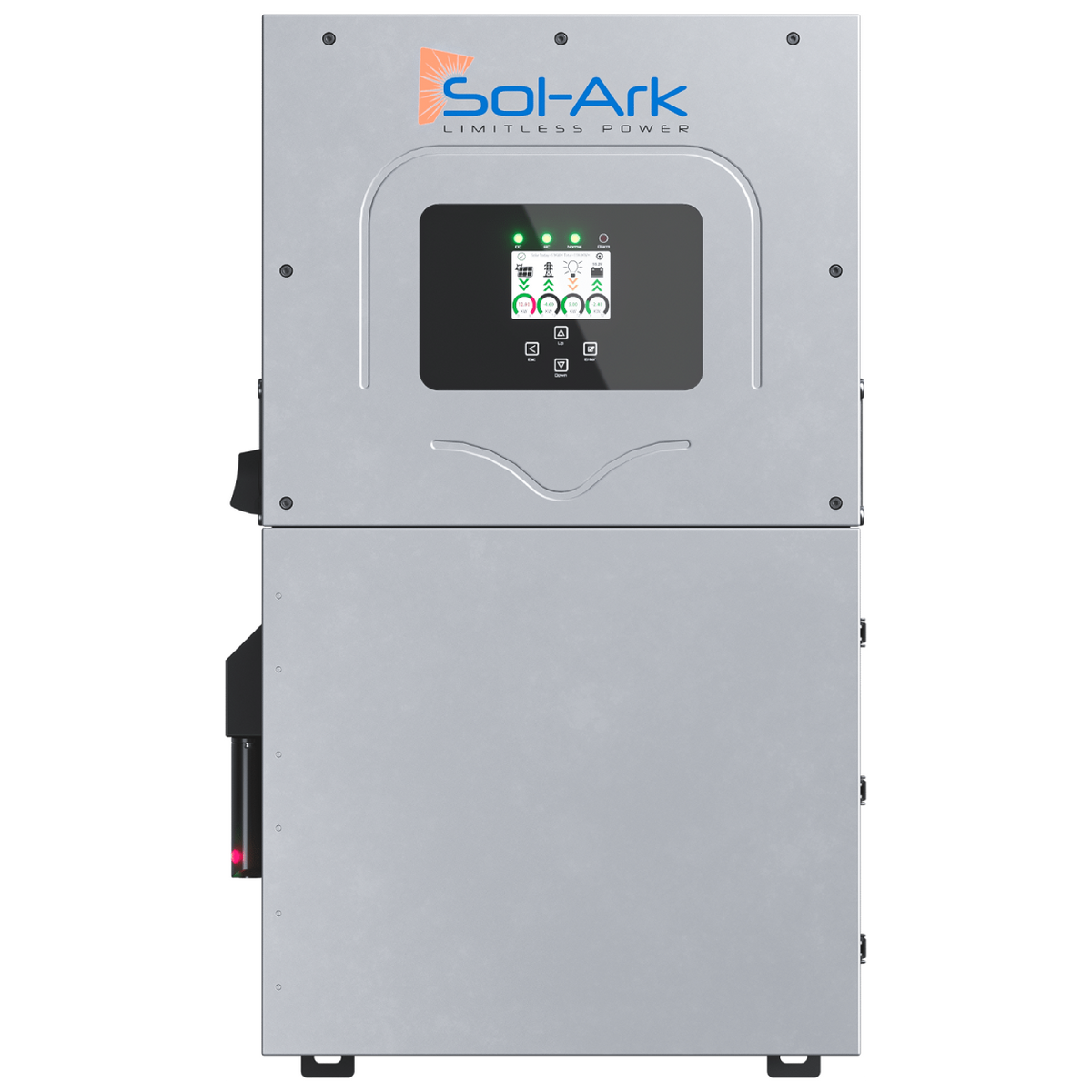 Inversor Hibrido SOL-ARK de 18kW, Split Phase 120/240V, 3 MPPT´s, 10 años de garantia, Compatible con Baterias PYLONTECH LV