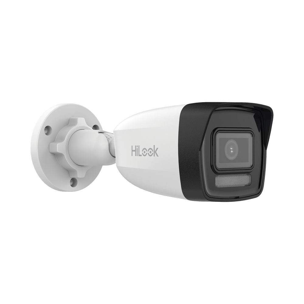 HiLook Series Bala IP 2 Megapixel (1080p) Lente 2.8 mm 30 mts IR Micrófono Integrado Exterior IP67 PoE dWDR H.265+ ONVIF IPC-B120HA-U - SILYMX