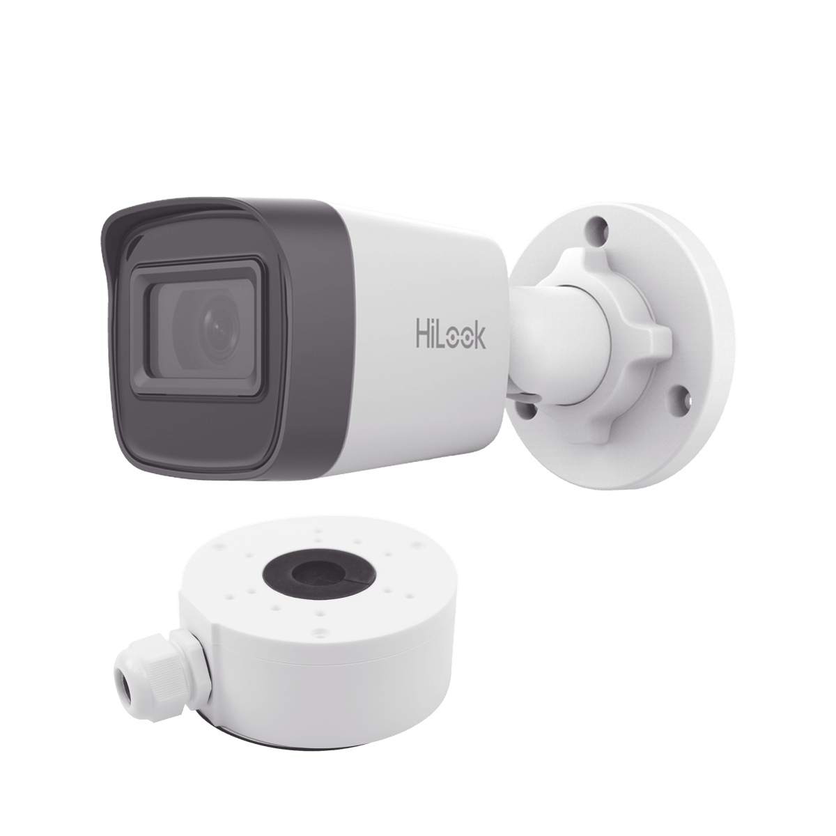 Camaras IP BalaHiLook by HIKVISIONIPC-B141H-C/XSPCamara Bala IP 4MP Exterior IR 20m PoE Lente 2.8mm IP67 HiLook IPC - B141H - C/XSP - SILYMX