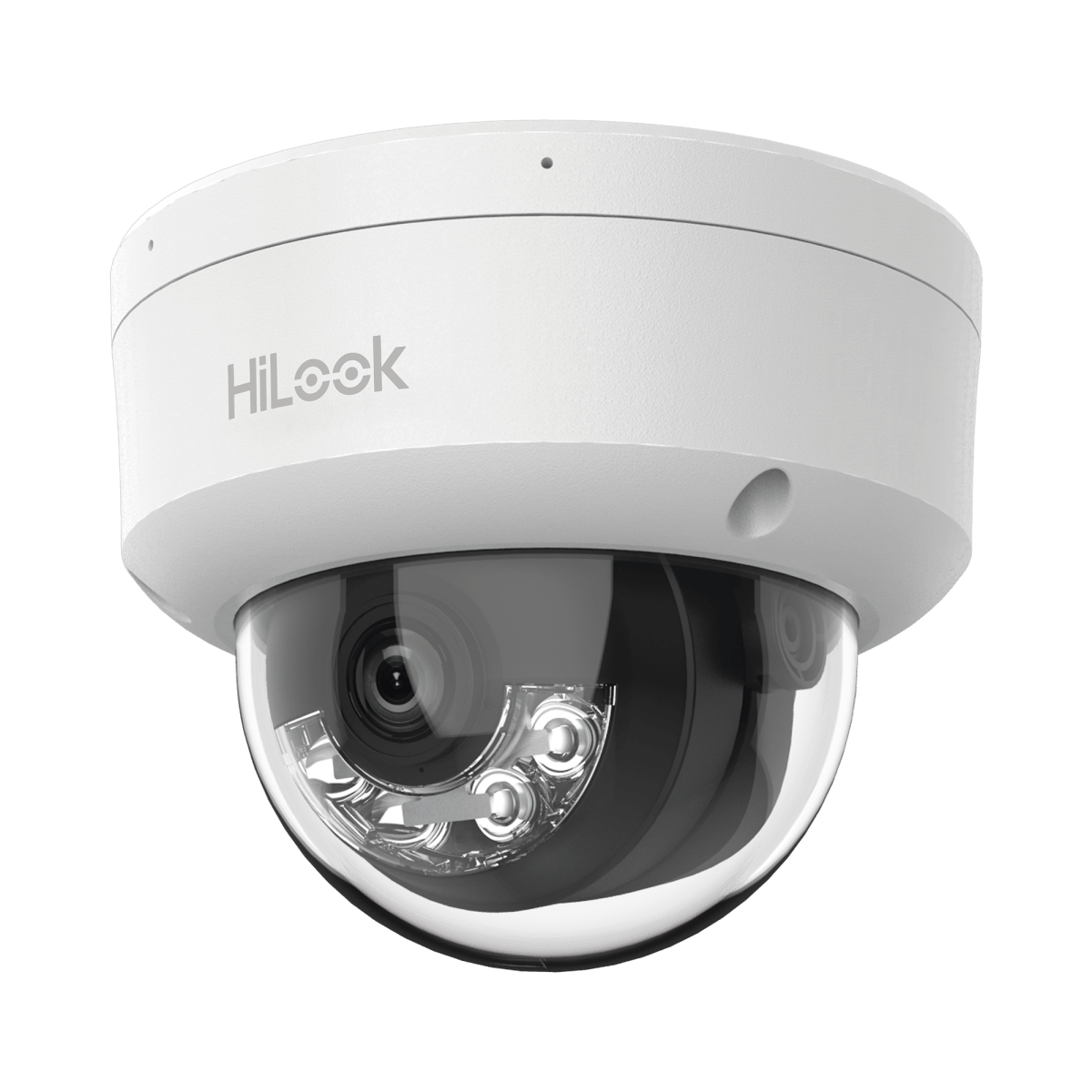 Camaras IP DomoHiLook by HIKVISIONIPC-D120HA-LUCCamara Domo IP 2MP 1080p Dual Light AcuSense Lite Microfono PoE HiLook IPC - D120HA - LUC - SILYMX