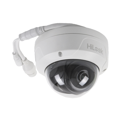 Cámara HiLook Turret Series Domo IP 2 Megapixel 30 mts IR Exterior IP67 IK10 dWDR PoE Lente 2.8 mm Onvif IPC-D121H(C) - SILYMX