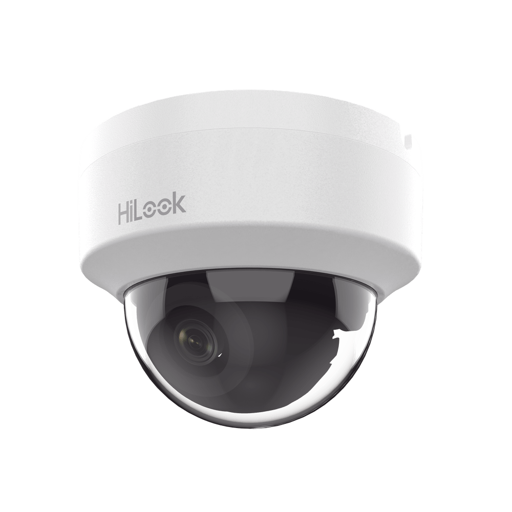 HiLook Series Domo IP 4 Megapixel Lente 2.8 mm Gran Angular 20 mts IR Interior / PoE dWDR H.265+ ONVIF IPC-D141H-C - SILYMX