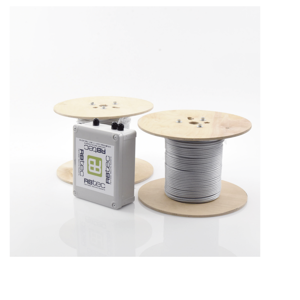 Kit de Cable Sensor Perimetral Para Cercas Ciclonicas IRONCLAD/ 305 METROS / 2 ZONAS; 152 METROS POR ZONA / Sin Falsas Alarmas por Viento / TODO Incluido - SILYMX