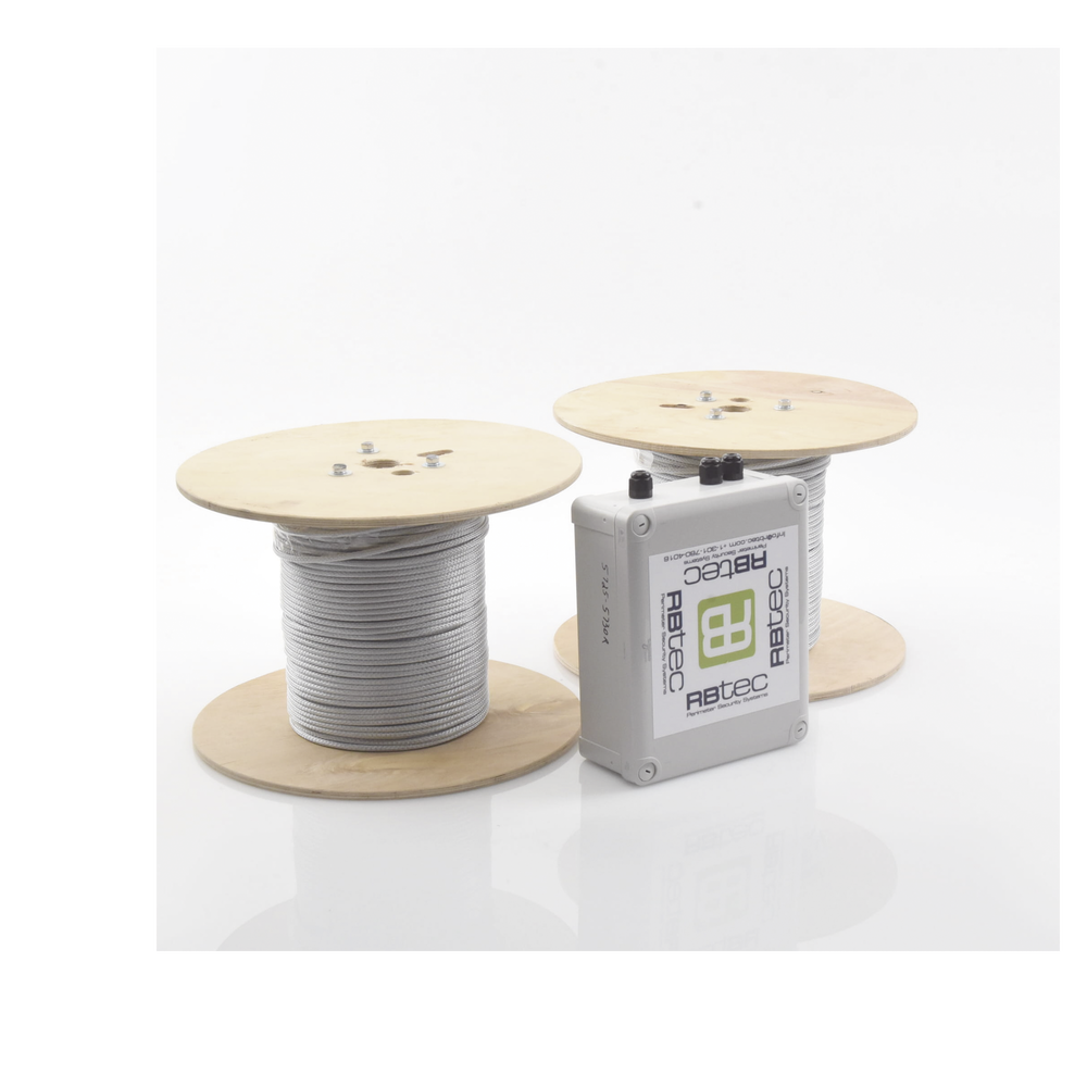 Kit de Cable Sensor Perimetral Para Cercas Ciclonicas IRONCLAD/ 305 METROS / 2 ZONAS; 152 METROS POR ZONA / Sin Falsas Alarmas por Viento / TODO Incluido - SILYMX