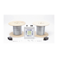 Kit de Cable Sensor Perimetral Para Cercas Ciclonicas IRONCLAD/ 305 METROS / 2 ZONAS; 152 METROS POR ZONA / Sin Falsas Alarmas por Viento / TODO Incluido