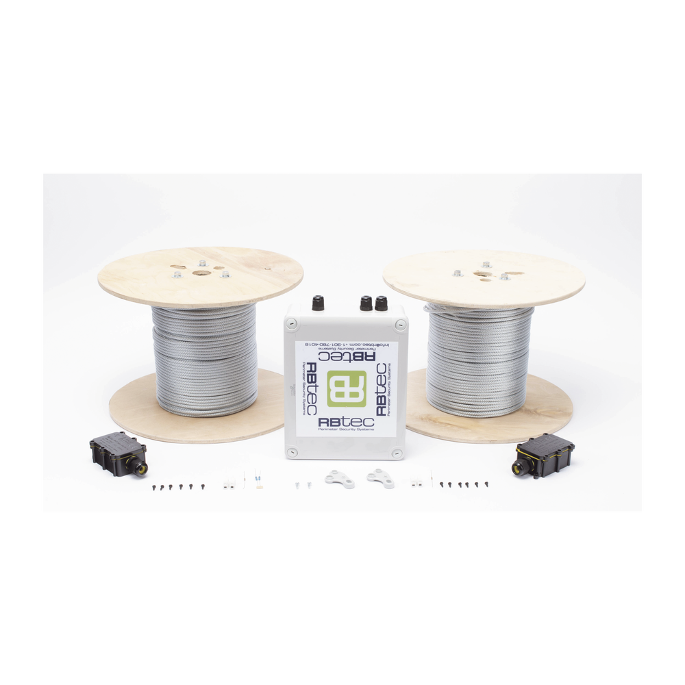 Kit de Cable Sensor Perimetral Para Cercas Ciclonicas IRONCLAD/ 305 METROS / 2 ZONAS; 152 METROS POR ZONA / Sin Falsas Alarmas por Viento / TODO Incluido - SILYMX