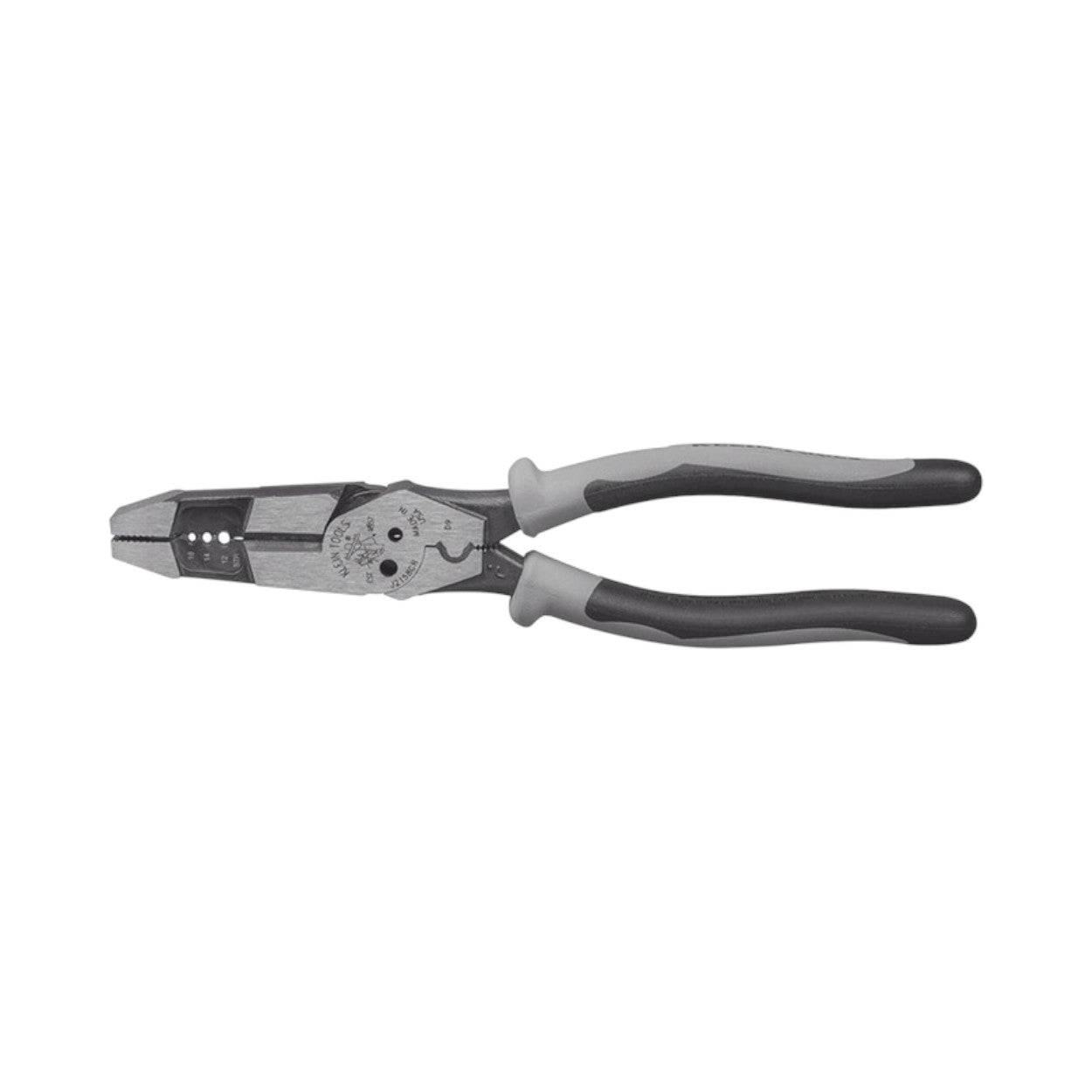 Pinza Híbrida con Ponchadora de 8in Pela Cable Sólido de 10-14 AWG y Cable Trenzado de 12-16 AWG J215-8CR - SILYMX