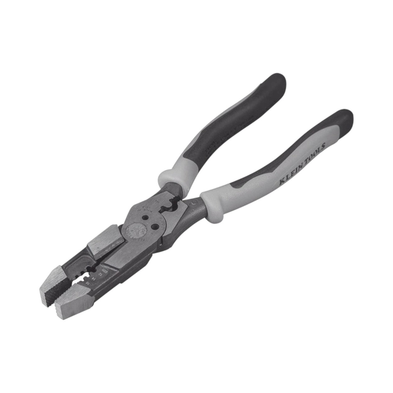 Pinza Híbrida con Ponchadora de 8in Pela Cable Sólido de 10-14 AWG y Cable Trenzado de 12-16 AWG J215-8CR - SILYMX