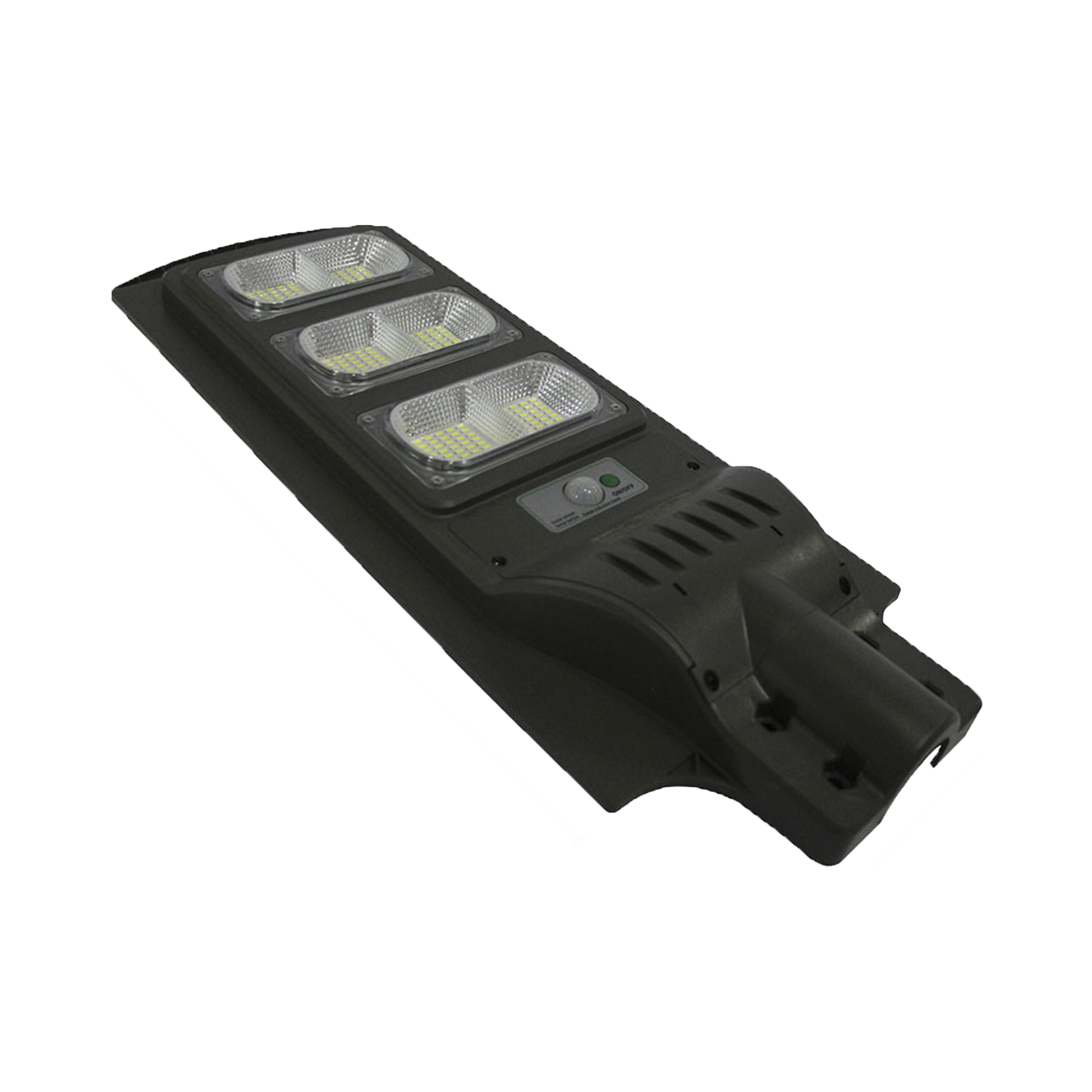 Luminaria con Panel Solar y Sensor de Movimiento de 120 W/ Luz 6 500 K Dimensiones 625 x 240 mm Ángulo de Luz 120° JWJ JALP-SOL01-120 - SILYMX