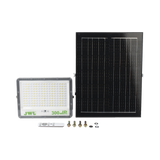 Reflector con Panel Solar 300 W  Batería 3.2  V CD T.C.C. 6 500 K IP66 JWJ JLRE-SOL-01-300N - SILYMX