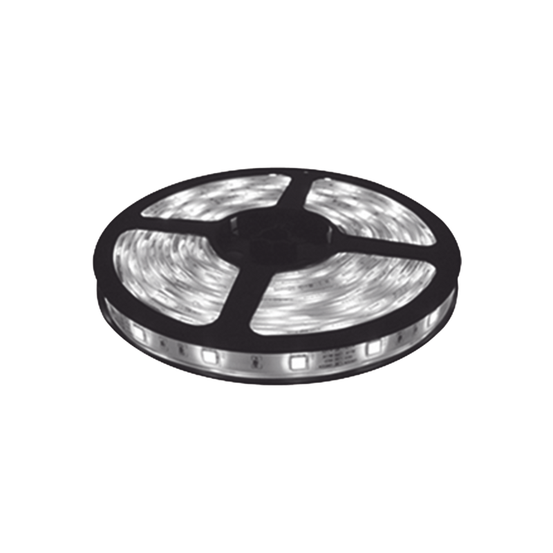 Tira Led de 5 m Color Blanco Uso Exterior Potencia 22 W 900 lm/ 12 V CD IP 65 JWJ JLTL-5050-IP65-B - SILYMX