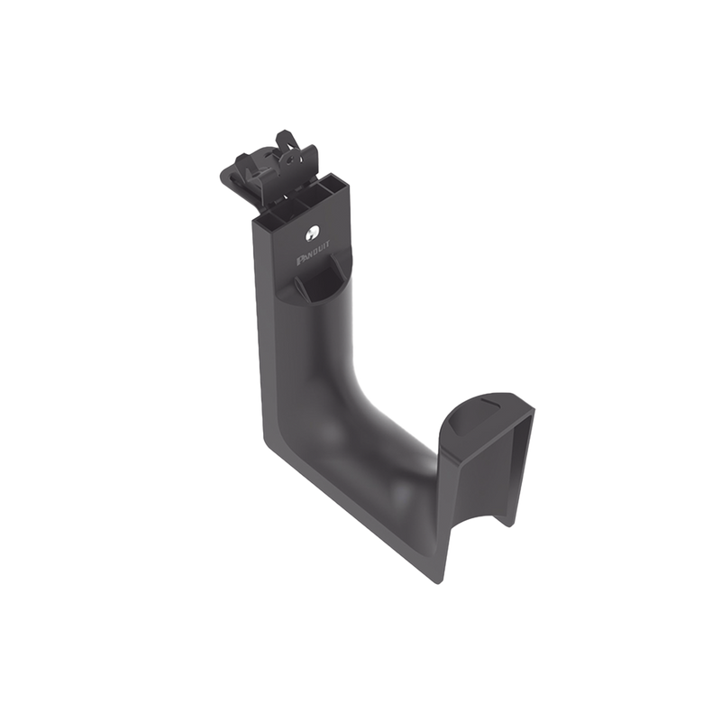 Sujetador STRONGHOLD tipo J J-Hook grosor de Brida 1/4" para Viga instalada con Martillo hasta 46 Cables Cat6 Nylon 6.6 Metal Color Negro 1 pieza JP2HBC25RB-L20 - SILYMX