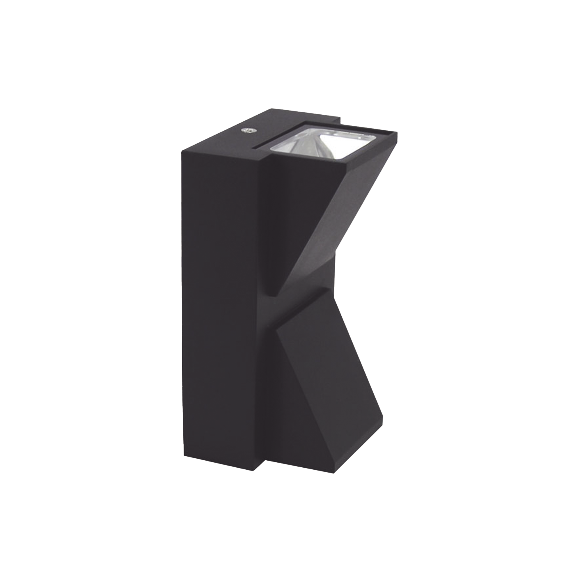 Lámpara Arbotante 6 W 330 lm Dimensiones 141 x 80 mm 85 - 265 Vca~ 50/60Hz Luz Cálida 2 700 K Uso en exterior IP 54 JWJ JPAA-0605 - SILYMX