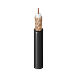 Cable Coaxial Belden Para Camaras De Seguridad Cctv Rg59 Conductor Y Malla 95% Cobre 305 Mto Negro 543945X 0101000 - SILYMX