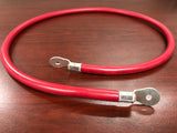 Cable para Baterías 1 m Rojo Calibre 2 AWG con Terminales de Ojo en Ambos Extremos CBL-AWG2-1R - SILYMX