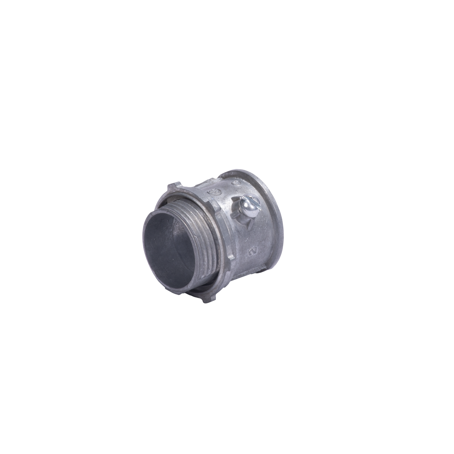 Conector 2" (52mm) pared delgada con tornillo galvanizado etiqueta verde JUPITER JU-PD-200-CON - SILYMX