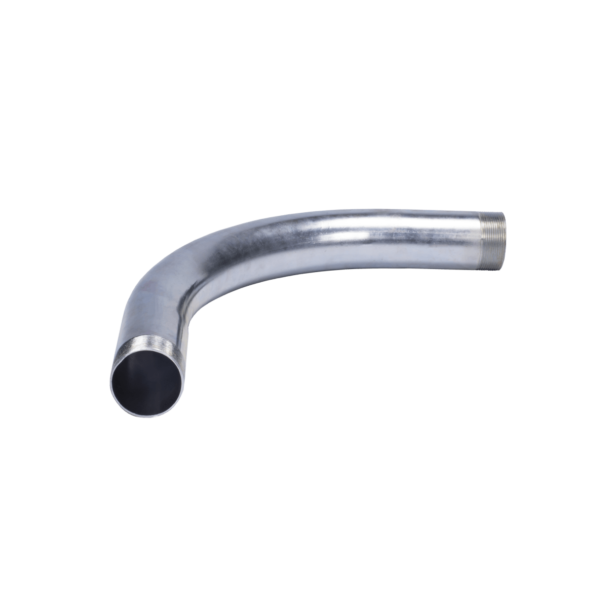 JUPITERJU-PG-100-CODCurva/Codo de 90° de 1" (25mm) pared gruesa con rosca galvanizado etiqueta amarilla JUPITER JU - PG - 100 - COD - SILYMX