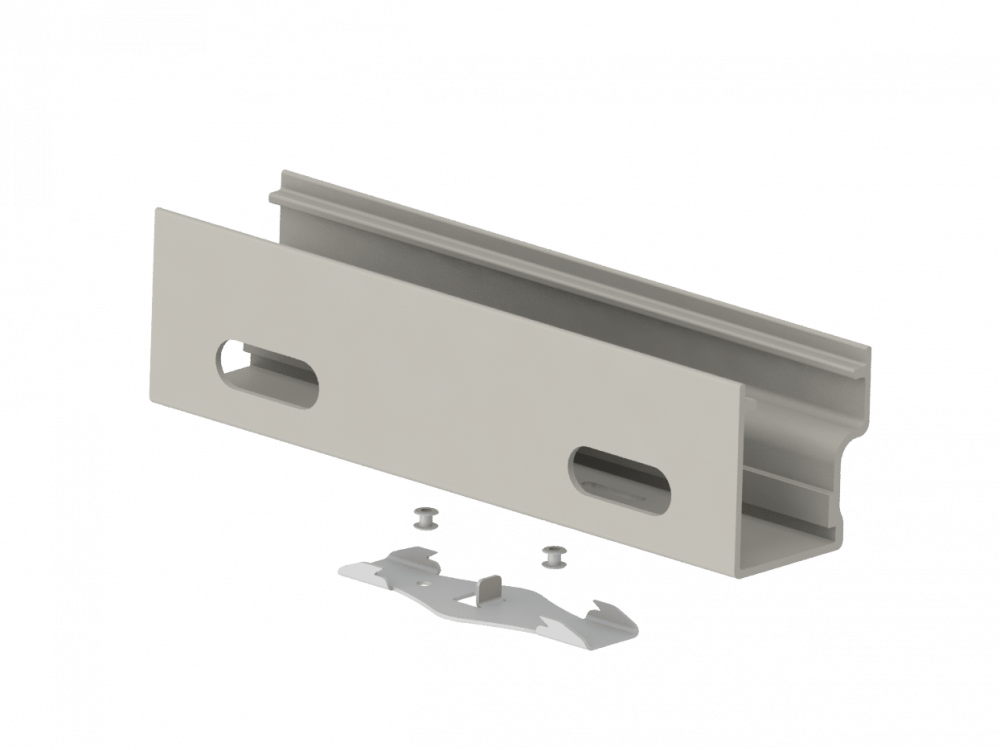 Empalme Riel Solar CrossRail 44mm Aluminio Sistema Montaje K2 Systems K2-TL-RAIL CONN-44X