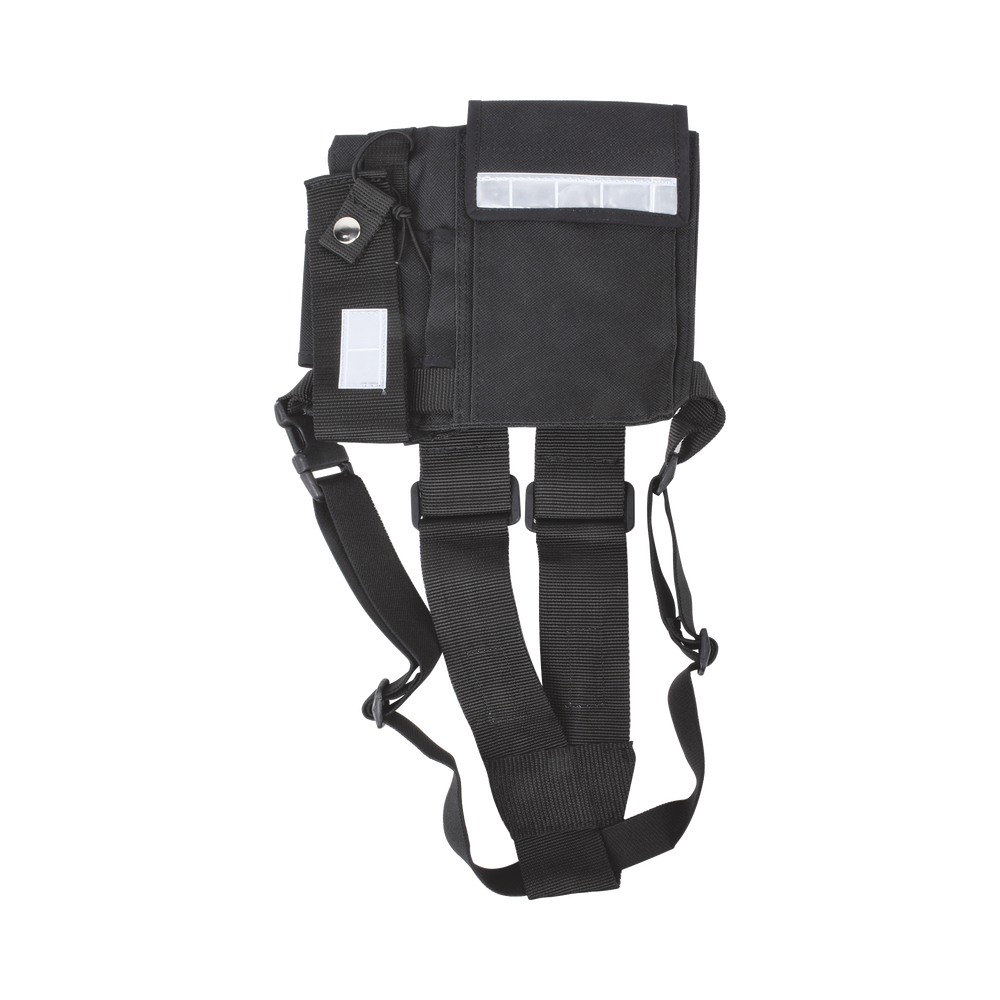 Pechera Universal sin logo con soporte para radio y bolígrafo más bolsa con cinta adherente para su seguridad KCPP-SLG - SILYMX