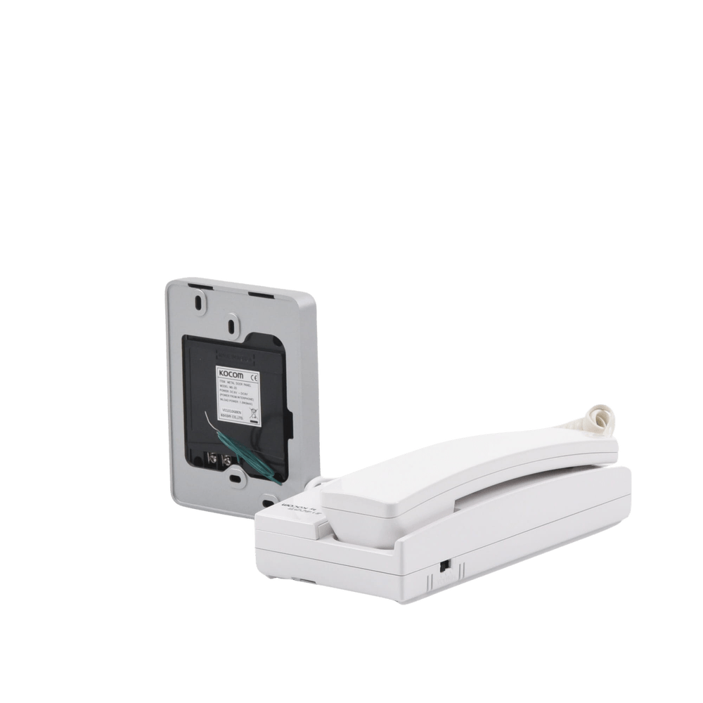 Kit de audio portero con un auricular expandible hasta 3 auriculares KOCOM KDP-601A1M/MS2D - SILYMX