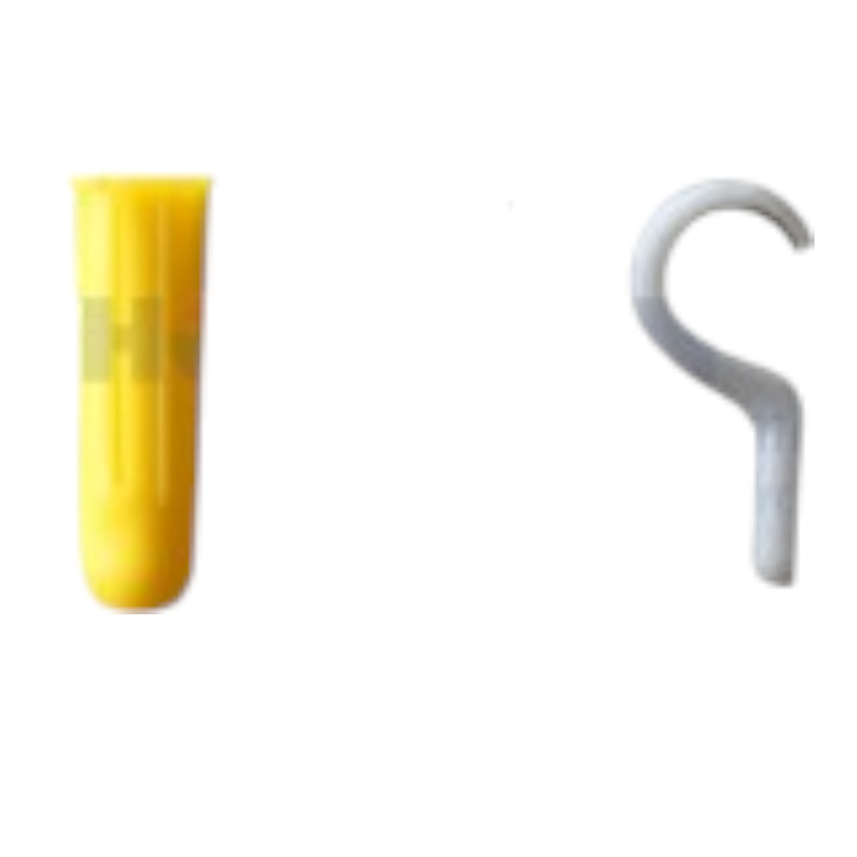 Kit de 20 grapas 20 taquetes y 20 tornillos para sujetar conductores redondos o tubo en muro 2102-07240 TK-710 - SILYMX