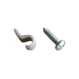 Kit de 20 grapas 20 taquetes y 20 tornillos para sujetar conductores redondos o tubo en muro 2102-07240 TK-710 - SILYMX