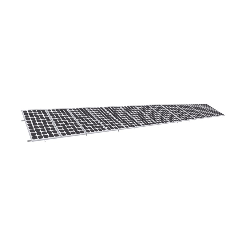 Montaje para Panel Solar, Riel "8" de 5400mm para Módulos con Espesor de 35mm, Velocidad de Viento Máx. 136km/h (20° a 45°) EPCOM POWERLINE KIT12PVEKTOR8R - SILYMX