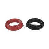 Kit Cable Fotovoltaico 2×50 m EPCOM POWERLINE – 10 AWG (6 mm²), PV, 1000/2000 V, Rojo y Negro