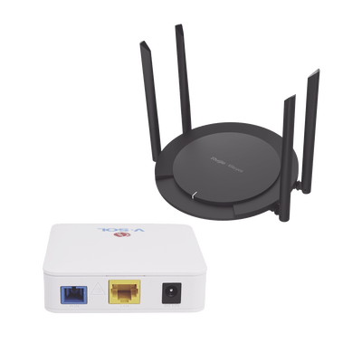 OLT ONT ONURUIJIEKIT2-VPON-WIFIKit 2 ONU GPON EPON Dual Bridge Router WiFi WISP FTTH Hogares Oficinas Ruijie KIT2 - VPON - WIFI - SILYMX