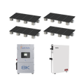 Kit Sistema Solar Hibrido 8kW Interconexion CFE 220V Respaldo 10kWh LiFePO4 SOL-ARK KITHYBRID8KSOL