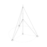 Kit con Mástil Telescópico de 9 m con Accesorios de Instalación (No incluye retenida) KIT-SLM-9 - SILYMX
