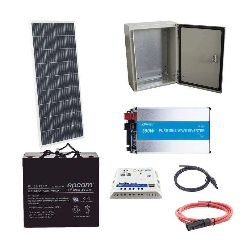 Kit Solar Con Baterias Para Starlink 110v Panel Solar KITSOLAR-150W-STARLINK - SILYMX
