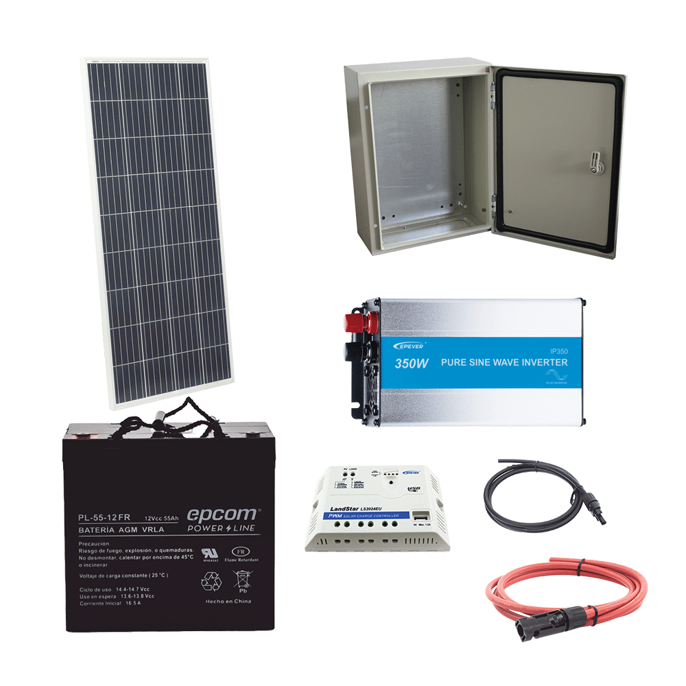 Kit Solar Con Baterias Para Starlink 110v Panel Solar KITSOLAR-150W-STARLINK