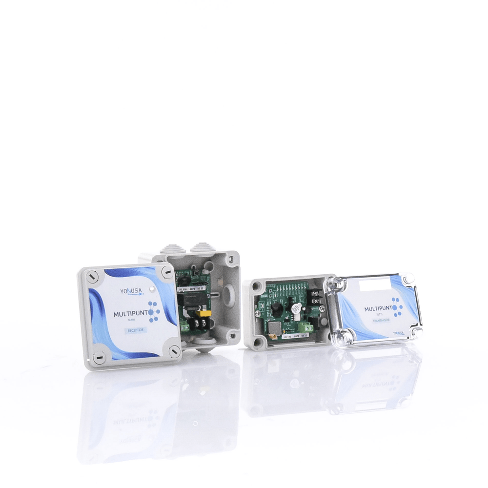 KIT Transmisor Receptor Inalámbrico Yonusa para KLT110 1 KM Linea de Vista Soporta 10 Equipos KL110 - SILYMX