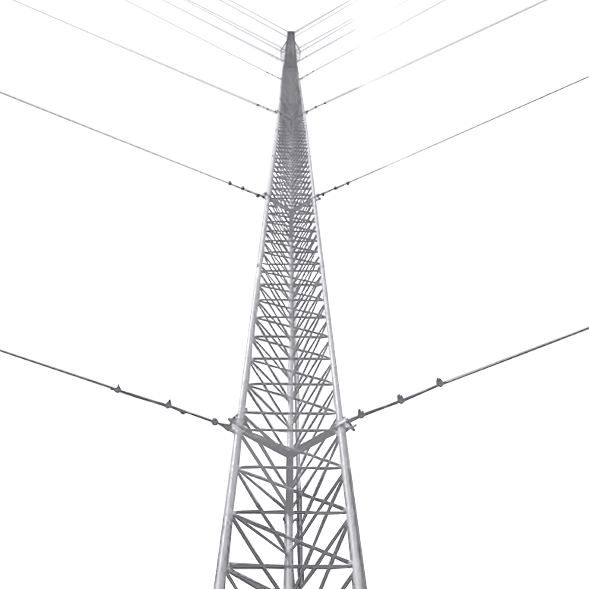 Kit de Torre Arriostrada de Techo 18 m STZ30 | SYSCOM TOWERS - SILYMX