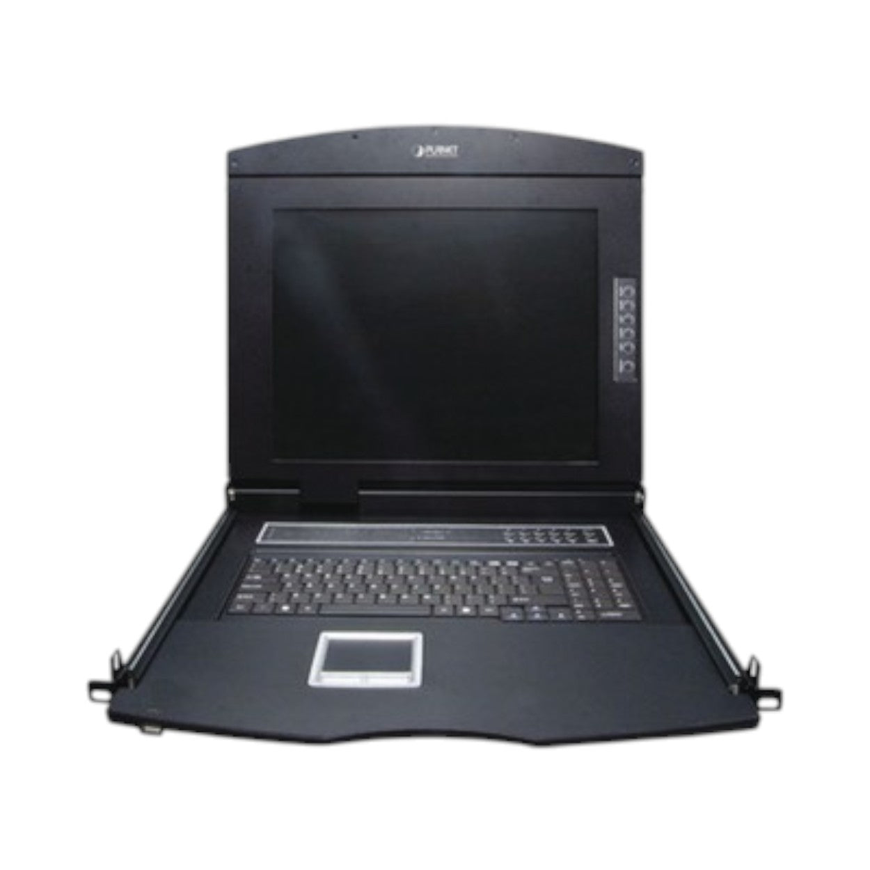 Switch KVM con Monitor de 17 in con Teclado y Trackpad para Rack de 1U de Cuatro Postes KVM-210-08M - SILYMX