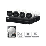 Kit Ip De 4 Canales Con Nvr Con 4 Puertos Poe 1tb 4 Cámaras - SILYMX