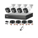 Kit De 4 Canales Full Color 2 Mp Con Audio Y Dvr Cooper-i Wi DH-KIT/XVR1B04-I/4-HFW1239CN-A-LED-0280B - SILYMX