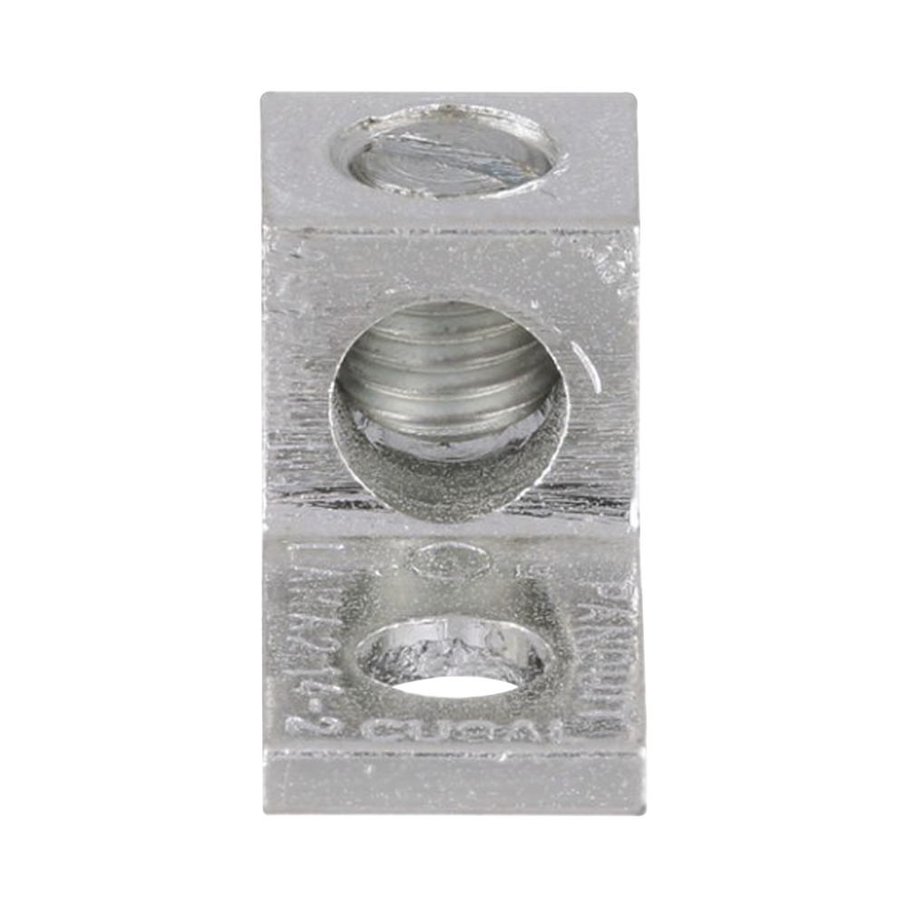 Conector Mecánico de Aluminio de Un Orificio 1/4" y Un Barril para Cable de 14 a 2 AWG 1 Pieza LAMA2-14-C - SILYMX