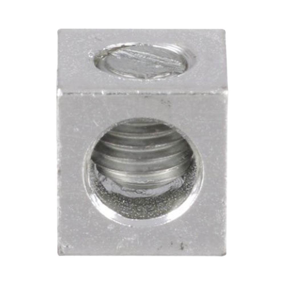 Conector Mecánico de Aluminio de Un Orificio 1/4" y Un Barril para Cable de 14 a 2 AWG 1 Pieza LAMA2-14-C - SILYMX